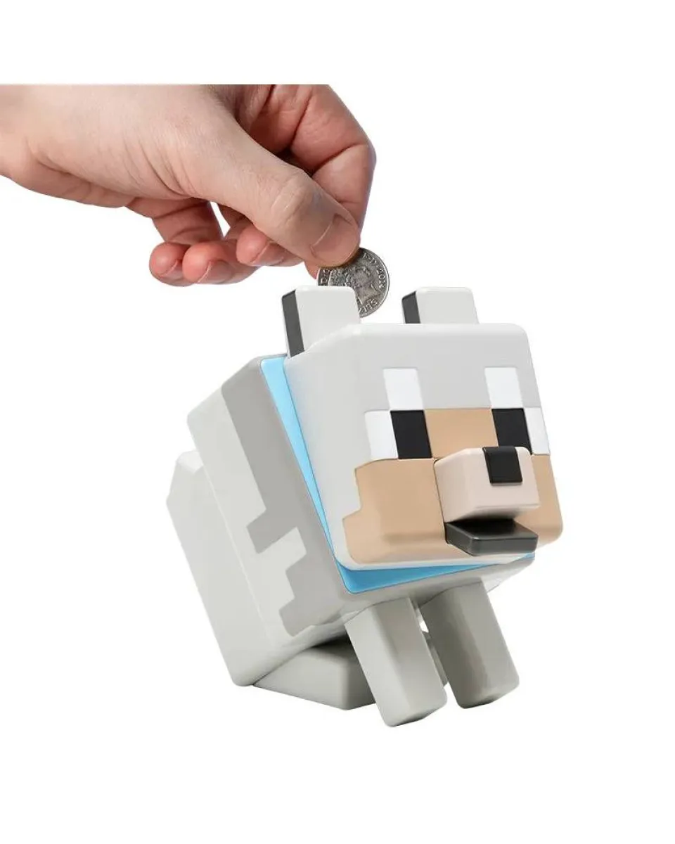 Kasica Paladone - Minecraft - Wolf Shaped Money Box 