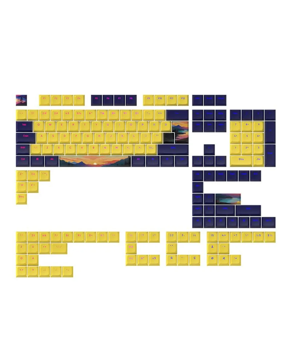 Keycaps Dark Project - Sunset Keycaps 