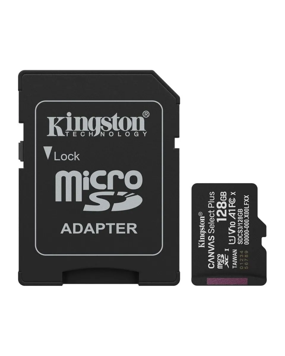 Kingston Memory Card Micro Canvas Select Plus G3 128GB 