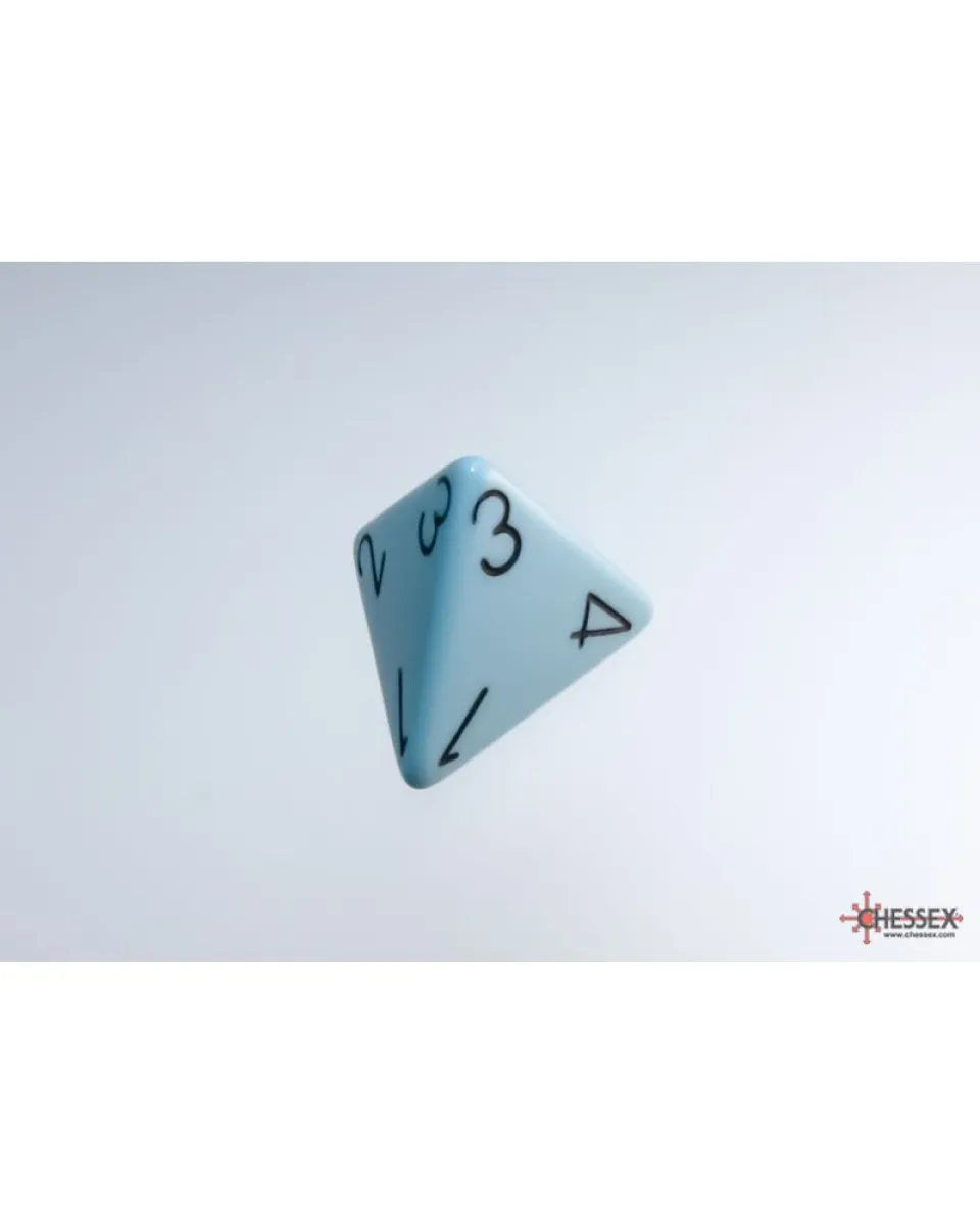 Kockice Chessex - Opaque - Polyhedral - Pastel Blue-Black (7) 
