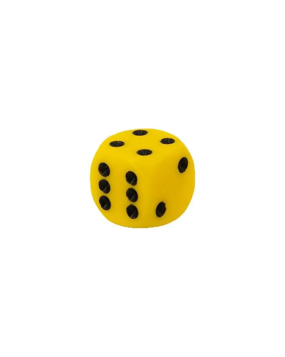 Kockice Chessex - Opaque - Yellow & Black - Dice Block (12) 16mm 