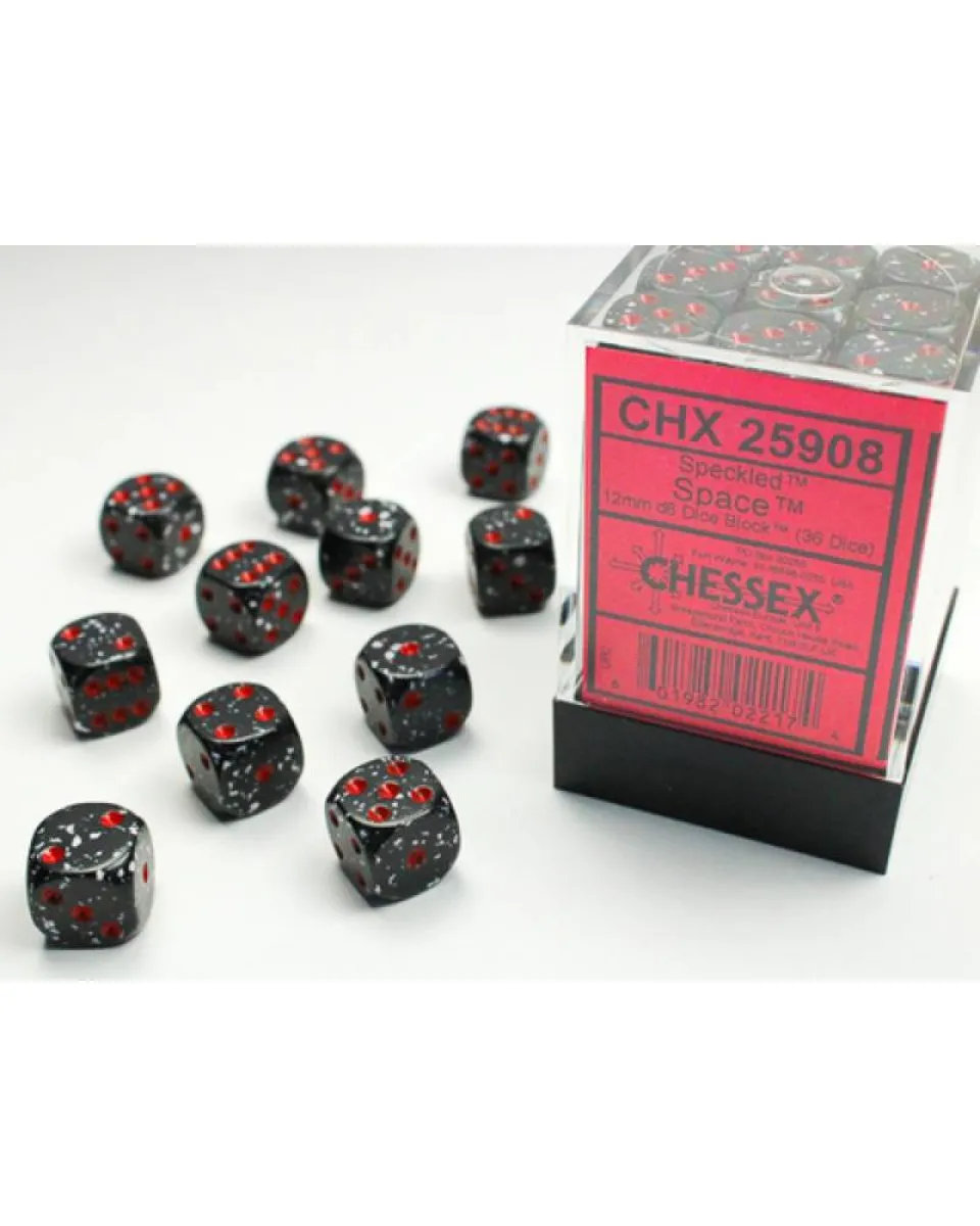 Kockice Chessex - Speckled - Space - Dice Block (36) 12mm
