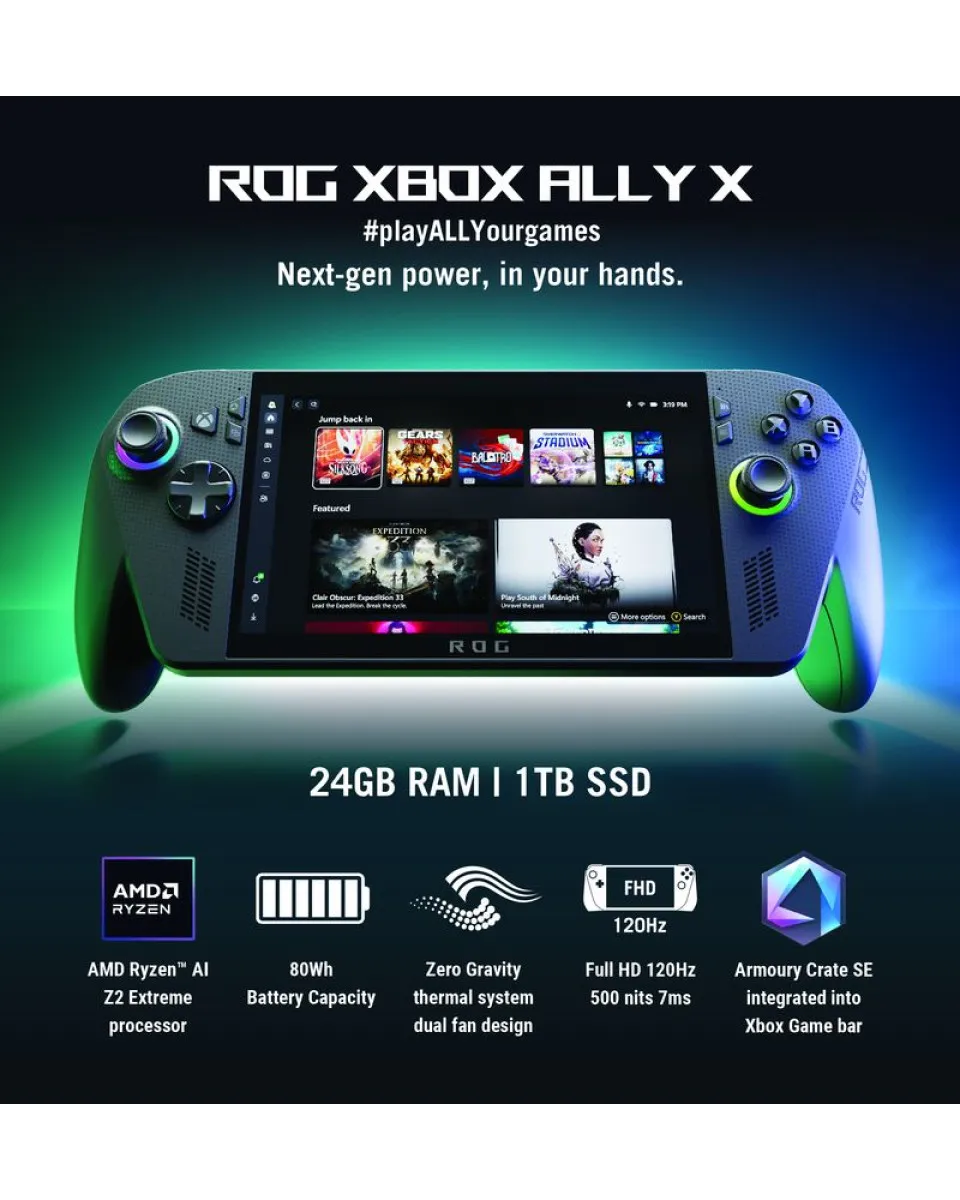 Konzola Asus ROG Xbox Ally X 