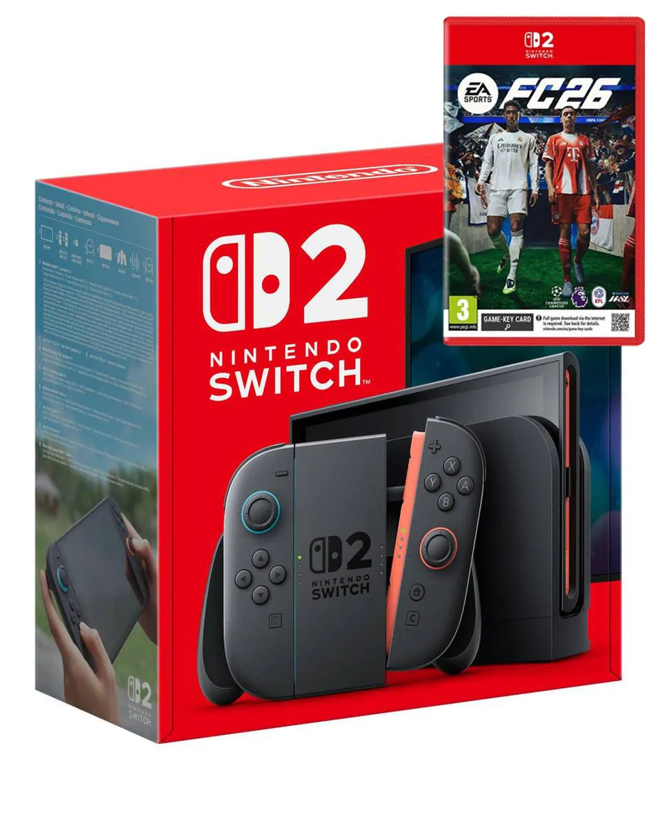 Konzola Nintendo Switch 2 - Light Blue and Light Red Joy-Con + EA Sports FC 26 