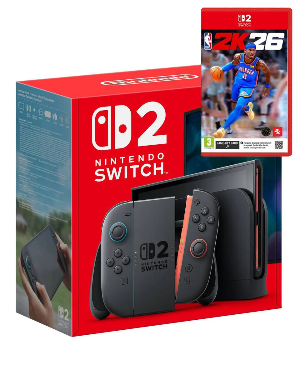 Konzola Nintendo Switch 2 - Light Blue and Light Red Joy-Con + NBA 2K26 