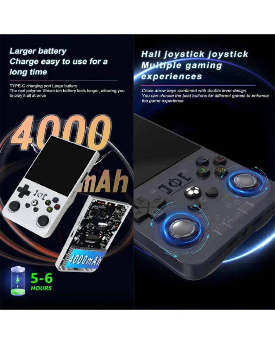 Konzola Retro R36 Max Console - White 