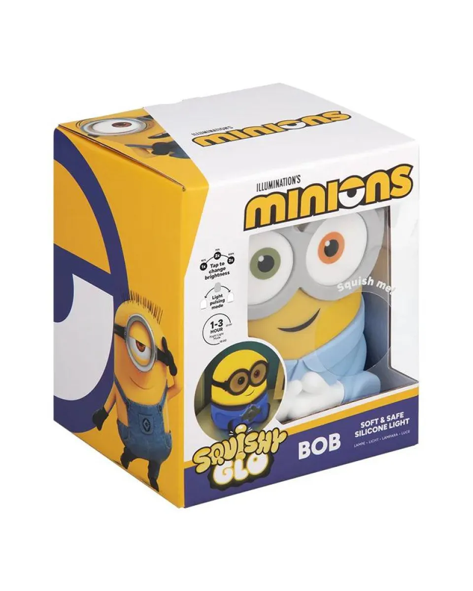 Lampa Paladone SquishyGlo - Minions - Bob Silicone Light Rechargeable 