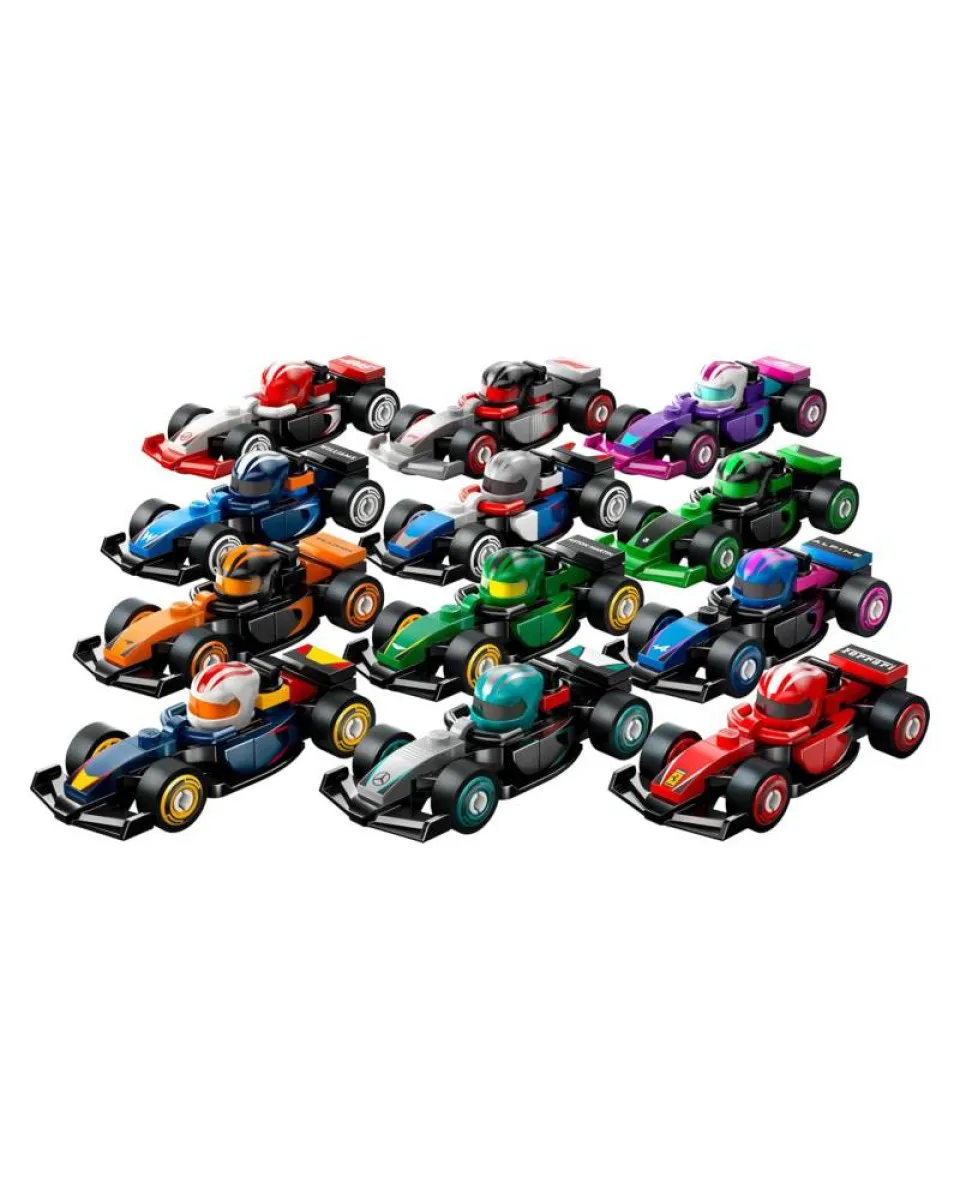 LEGO F1 Mini Figures - Collectible Race Cars 