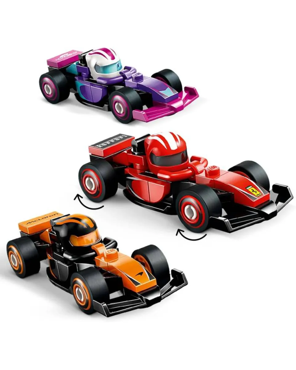 LEGO F1 Mini Figures - Collectible Race Cars 