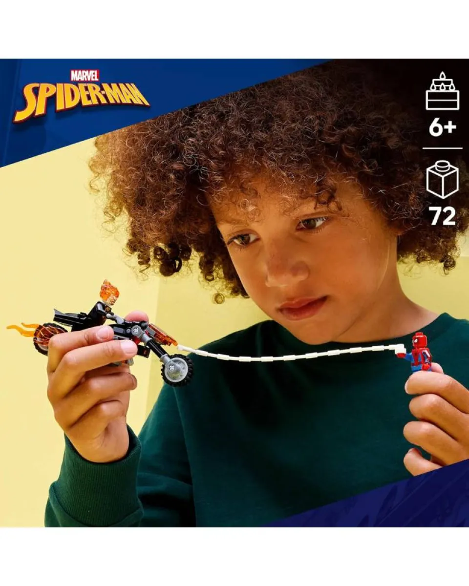 LEGO Marvel - Spider-Man Car Vs Ghost Rider Motorcycle 