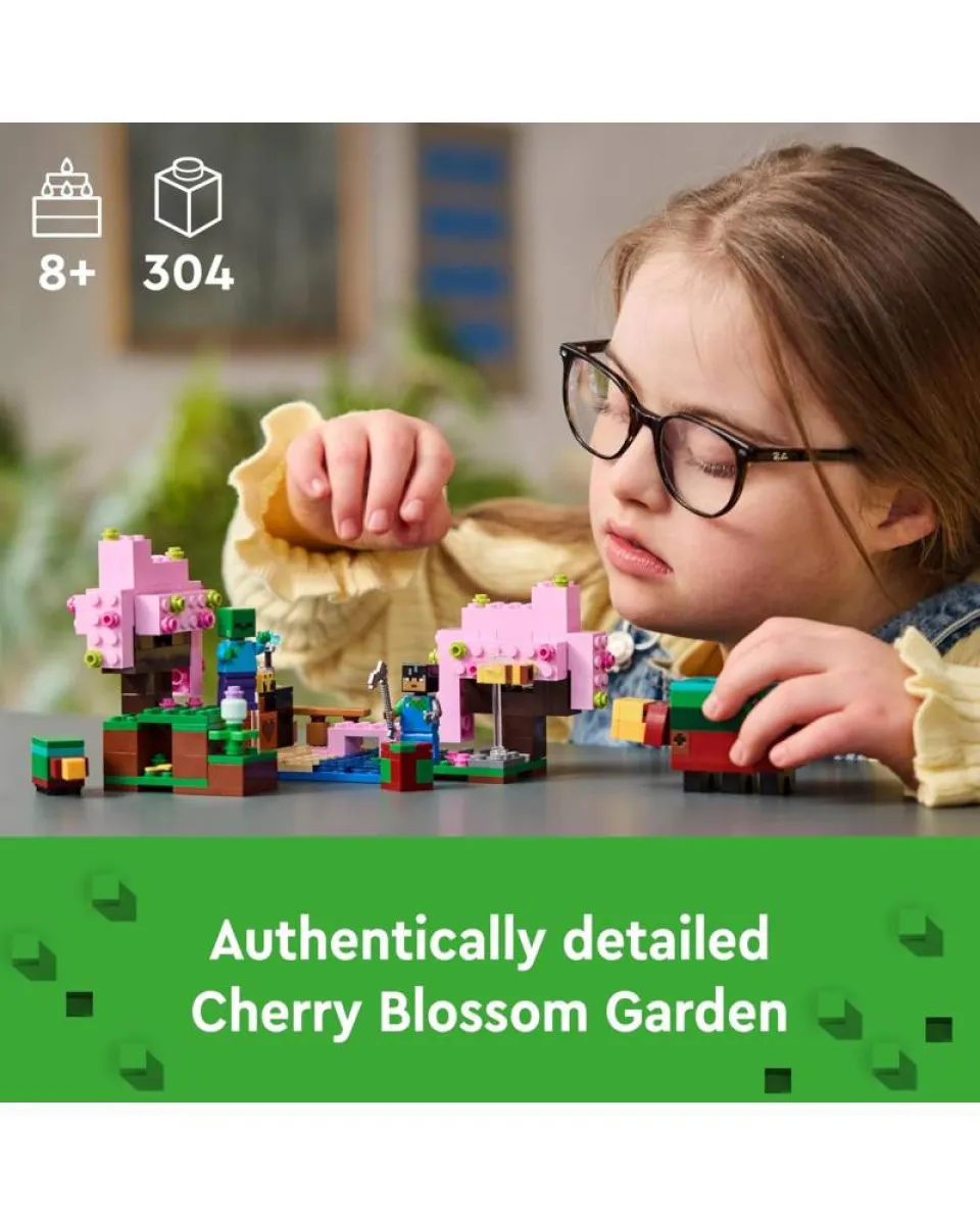 LEGO Minecraft - The Cherry Blossom Garden 