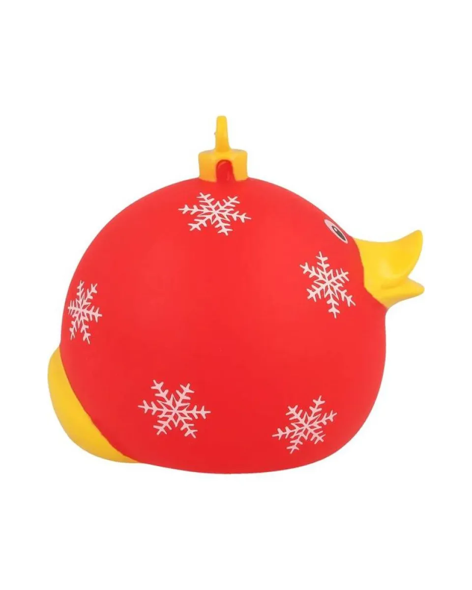Lilalu Patkica - Red Christmas Ball - Rubber Duck 