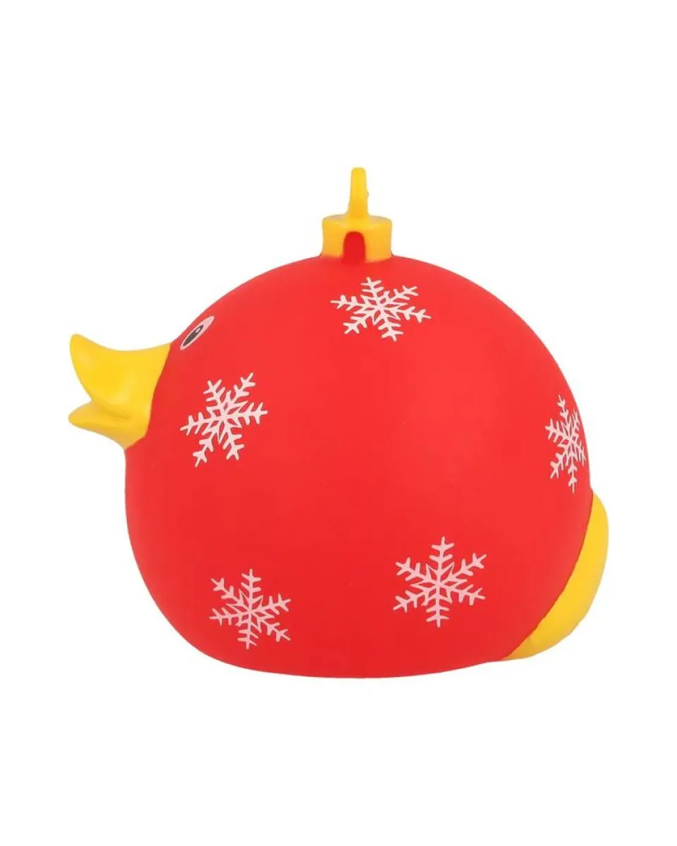 Lilalu Patkica - Red Christmas Ball - Rubber Duck 