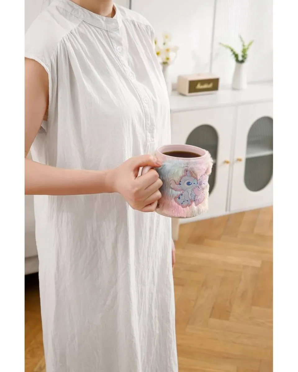 Čupava šolja Lilo & Stitch - Stitch and Angel - Fuzzy Mug 