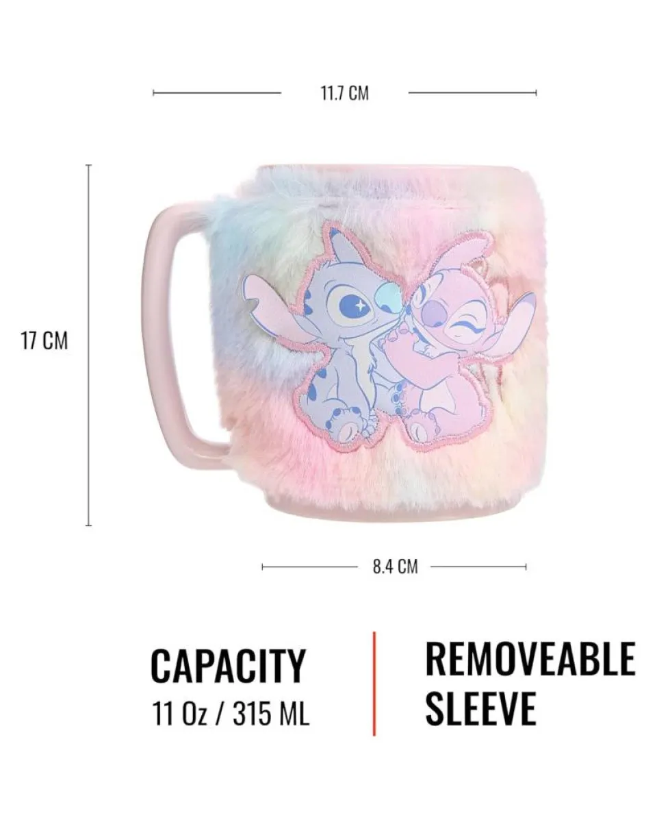 Čupava šolja Lilo & Stitch - Stitch and Angel - Fuzzy Mug 