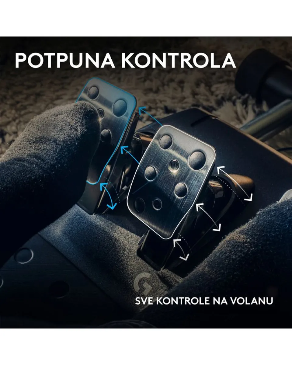 Logitech G923 Trueforce Racing Wheel Volan 