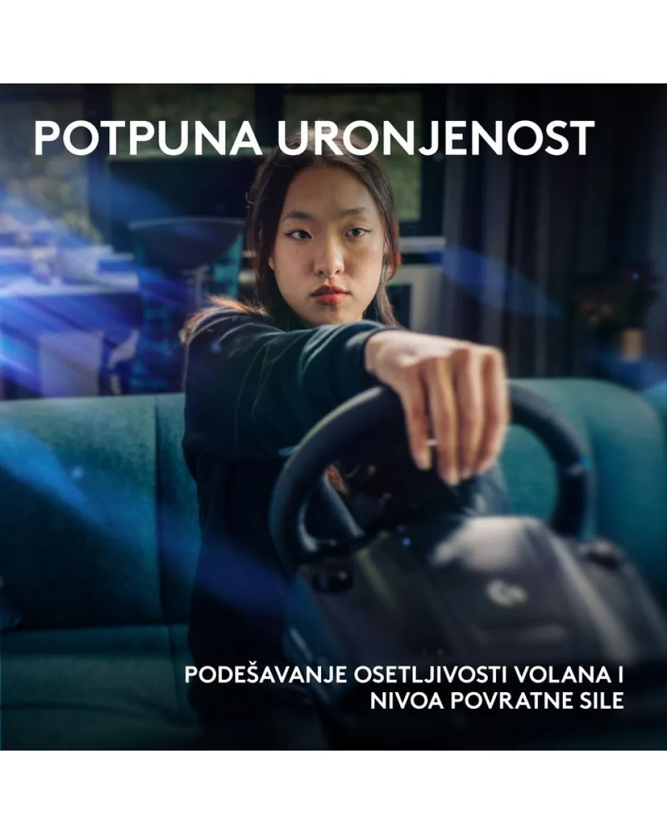 Logitech G923 Trueforce Racing Wheel Volan 