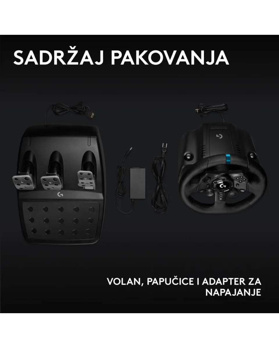 Logitech G923 Trueforce Racing Wheel Volan 