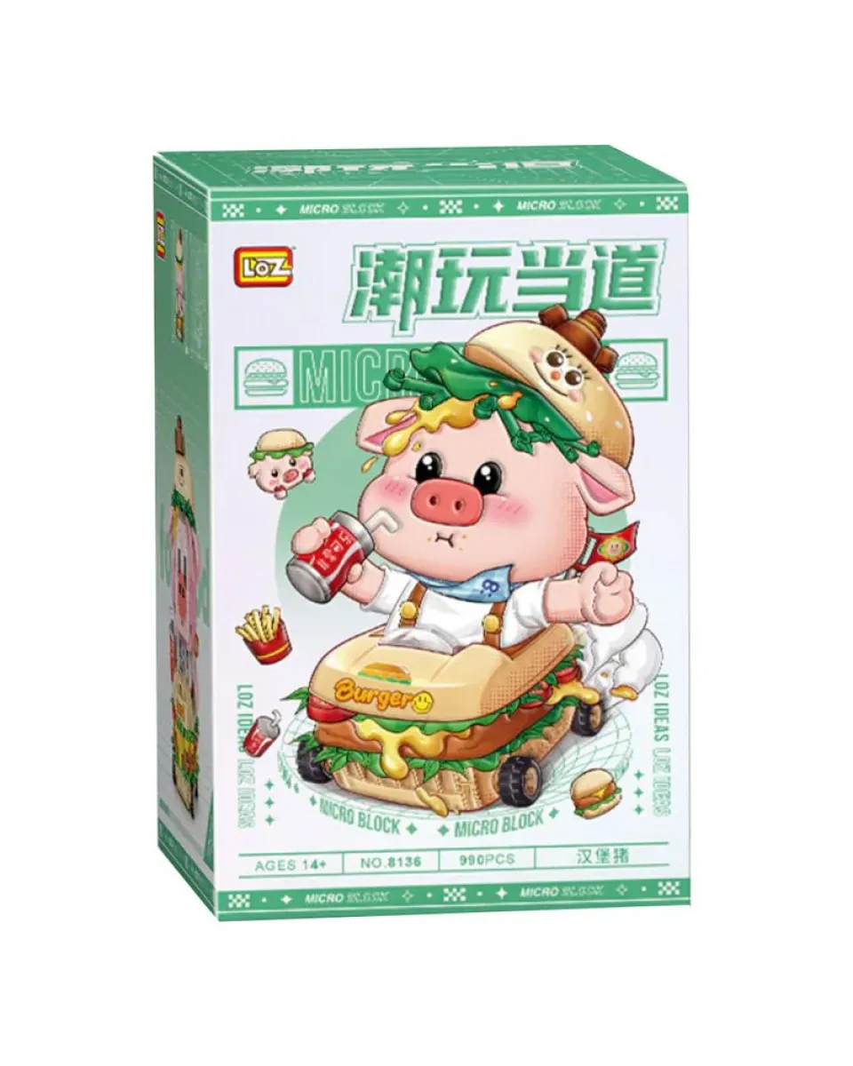 LOZ Micro Block - Hamburger Pig 