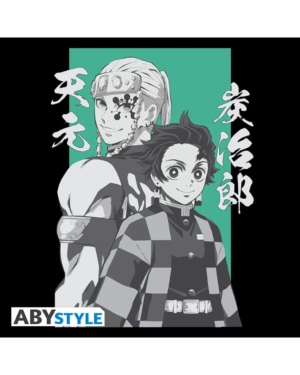 Majica AbyStyle Demon Slayer - Tanjiro & Tengen - L 