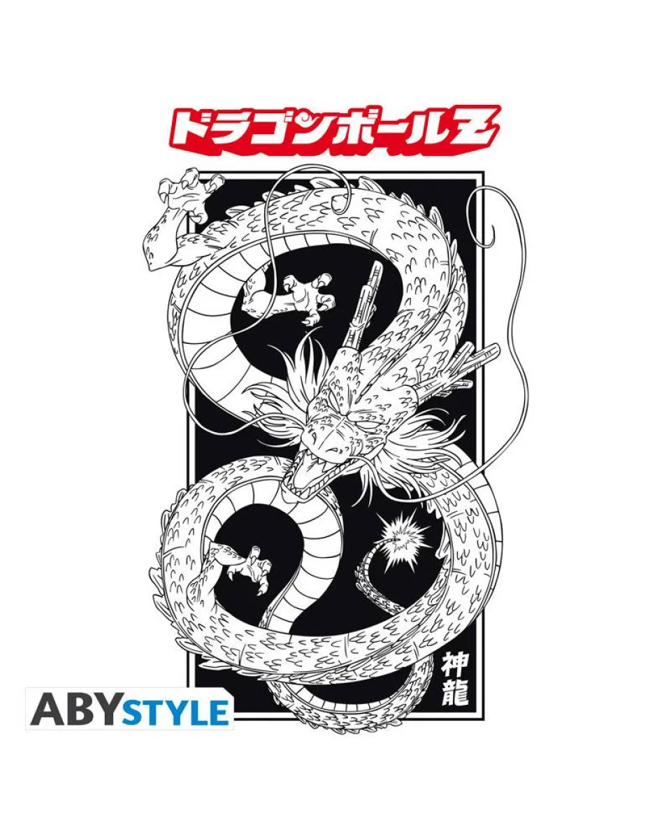 Majica AbyStyle Dragon Ball Z - Shenron N&B - XL 