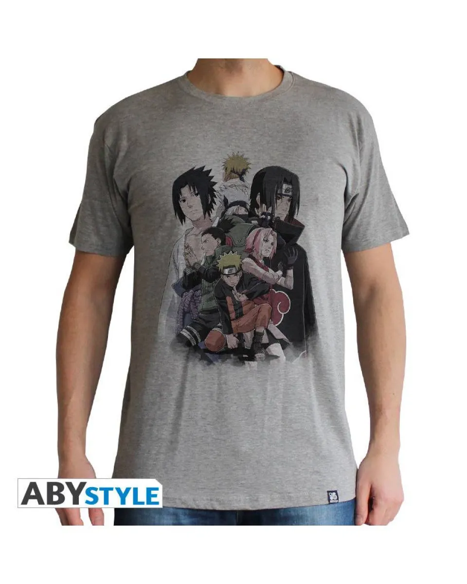 Majica AbyStyle Naruto - Naruto Group - Dark Grey - XXL 
