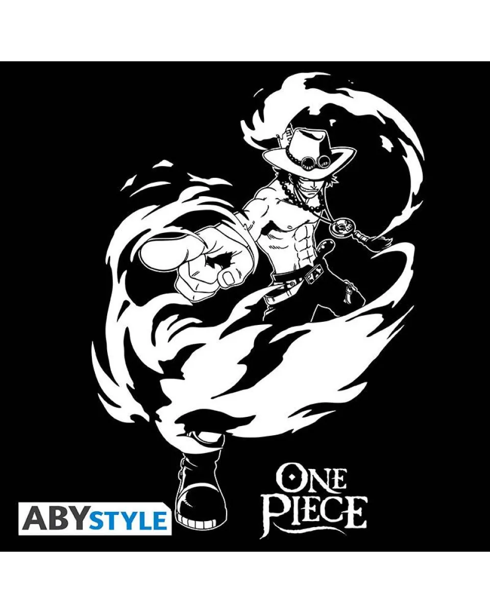 Majica AbyStyle One Piece - Portgas D. Ace - Unisex - L 