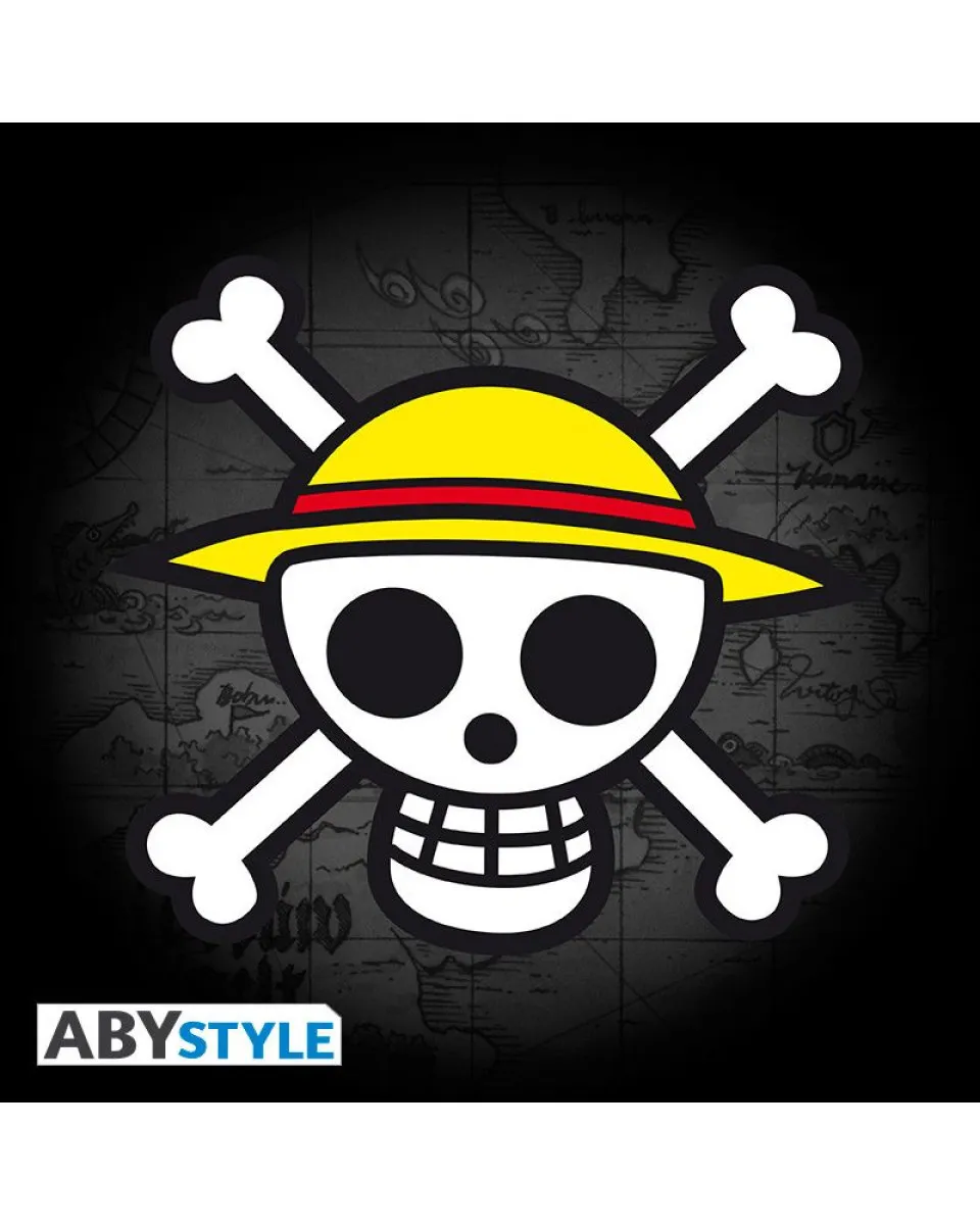 Majica AbyStyle One Piece - Skull With Map - L 