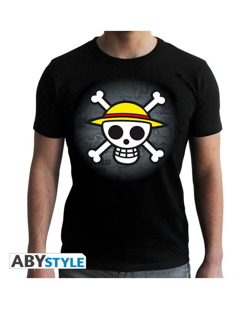 Majica AbyStyle One Piece - Skull With Map - L 