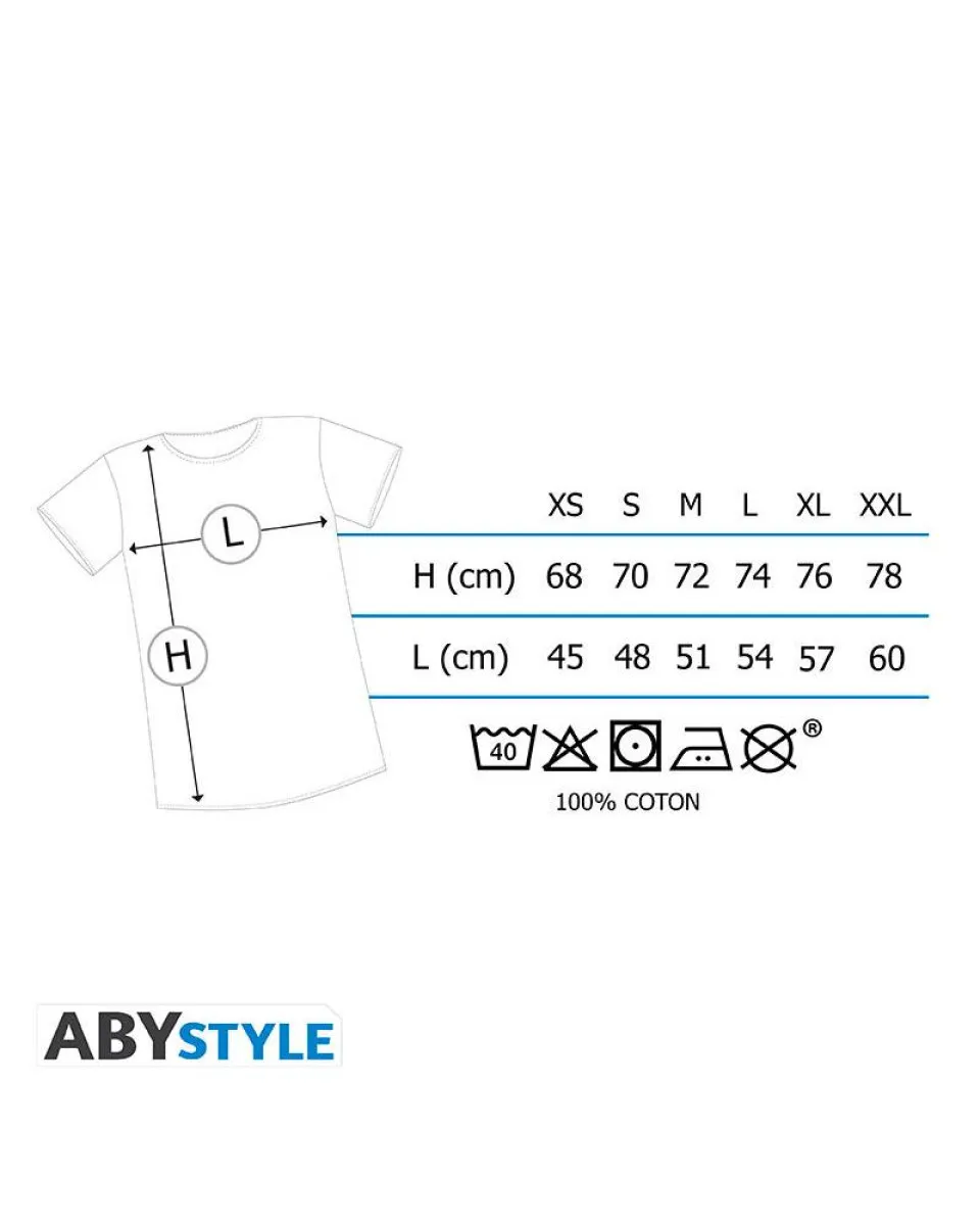 Majica AbyStyle One Piece - Vintage Wanted Luffy - Unisex - M 