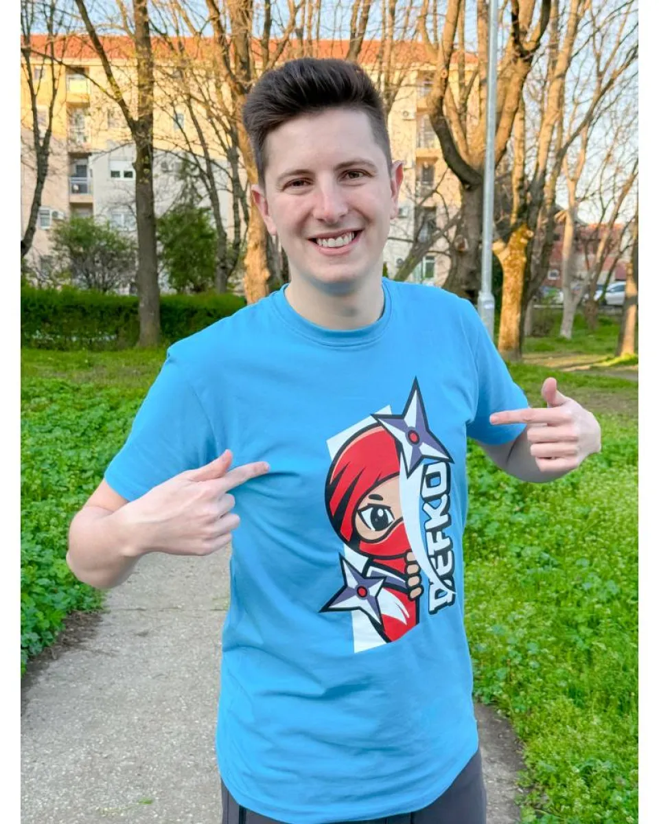 Majica Peek Defko Blue - Novke i Šmigićka - L 