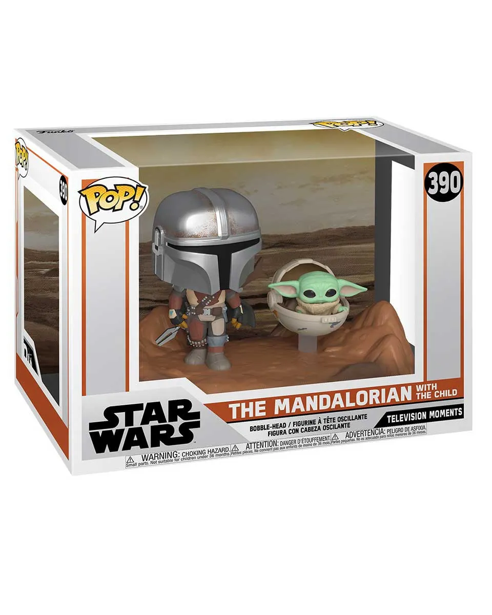 Bobble Figure Star Wars TV Moments POP! - The Mandalorian with the Child 