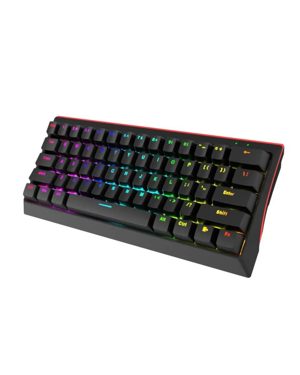 Tastatura Marvo Hecate 61R KG962G 60% Red Switch - Black 