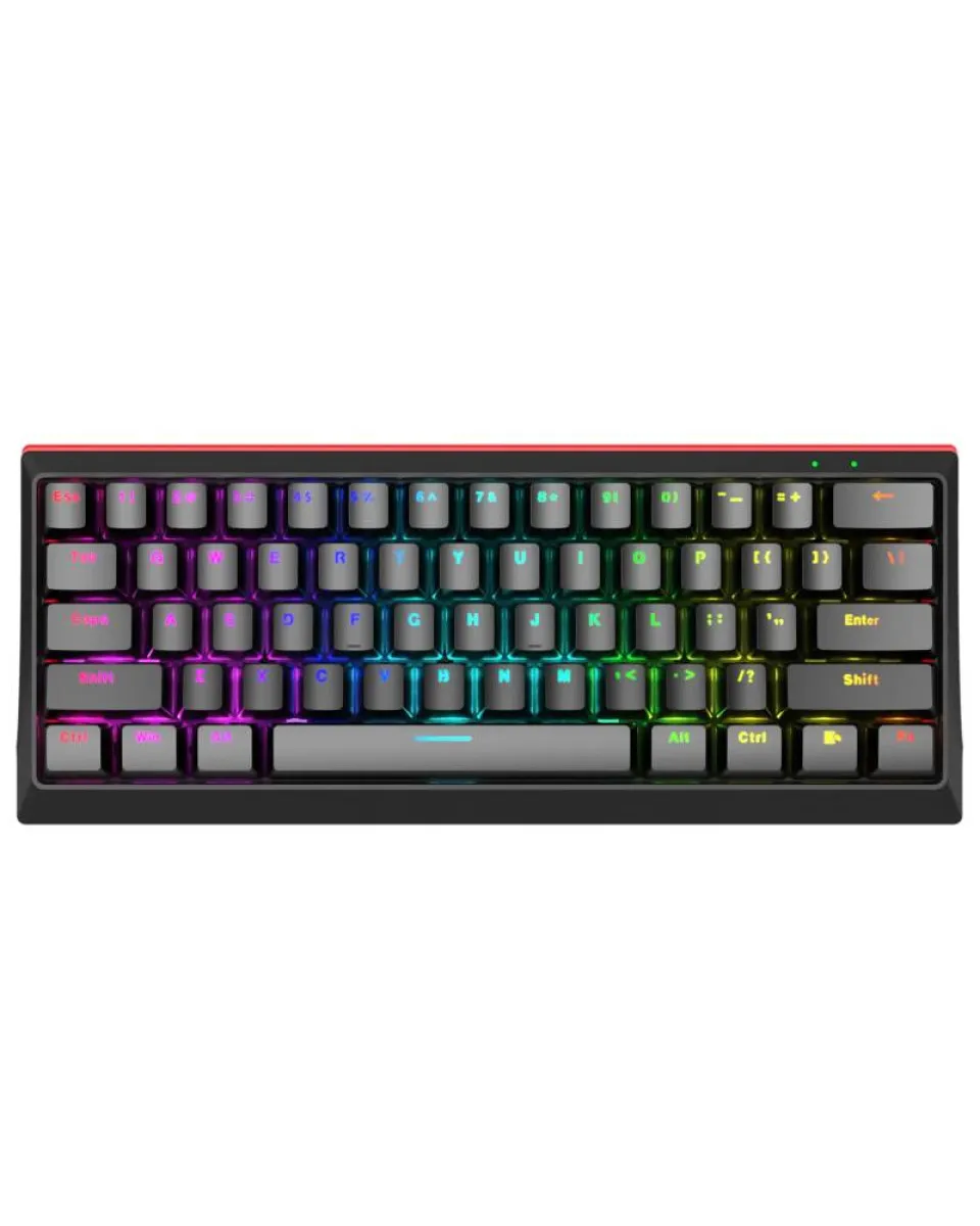 Tastatura Marvo Hecate 61R KG962G 60% Red Switch - Black 