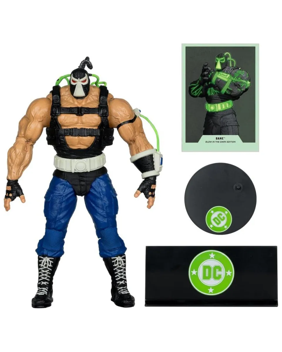 Mega Action Figure DC Multiverse - Bane (Glow In The Dark)  Gold Label 