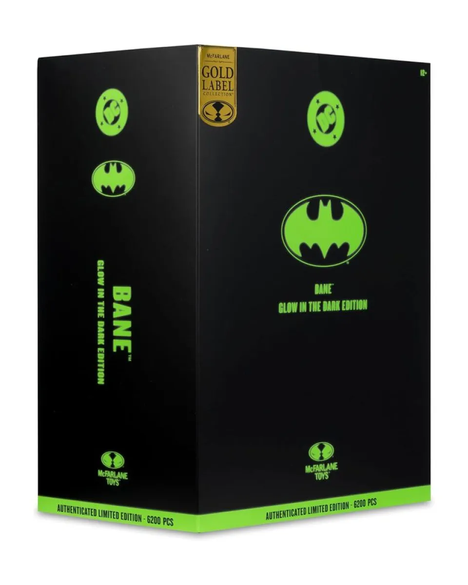 Mega Action Figure DC Multiverse - Bane (Glow In The Dark)  Gold Label 