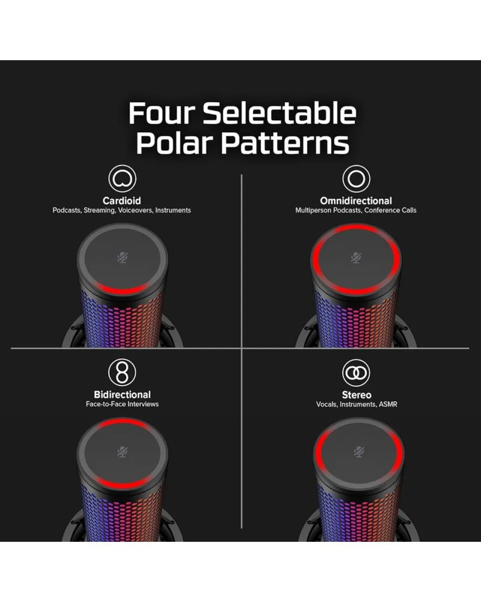 Mikrofon HyperX QuadCast 2S RGB - Black 