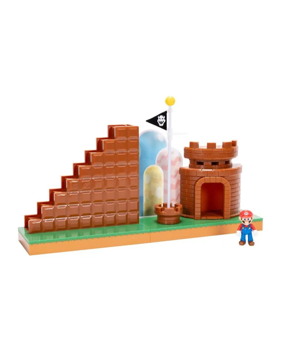 Mini Figure World of Nintendo - Super Mario Course Complete Playset 