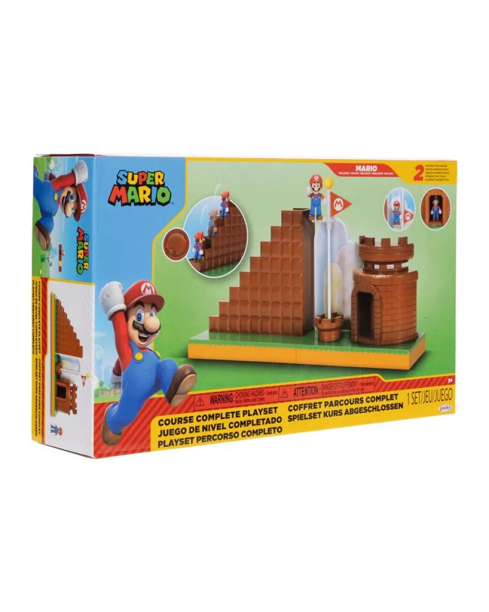 Mini Figure World of Nintendo - Super Mario Course Complete Playset 