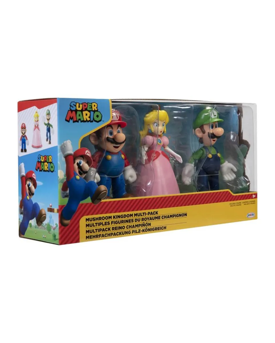 Mini Figure World of Nintendo - 3-Pack - Super Mario Mushroom Kingdom 