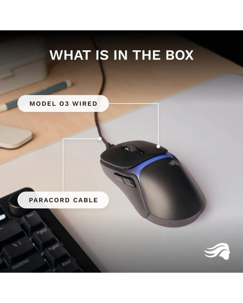 Miš Glorious Model O3 - Black 