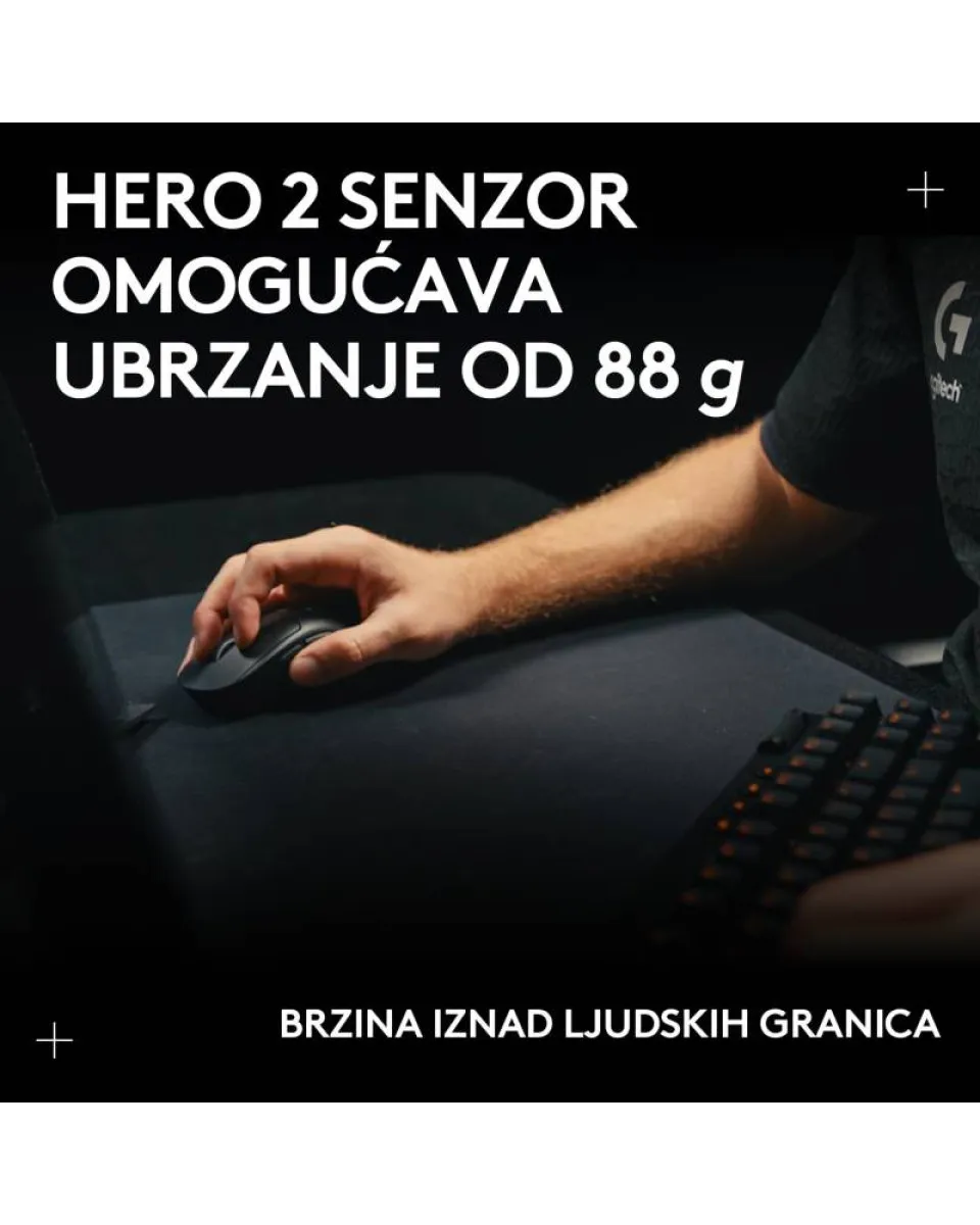 Miš Logitech G PRO X Superlight Wireless v2 DEX - Black 