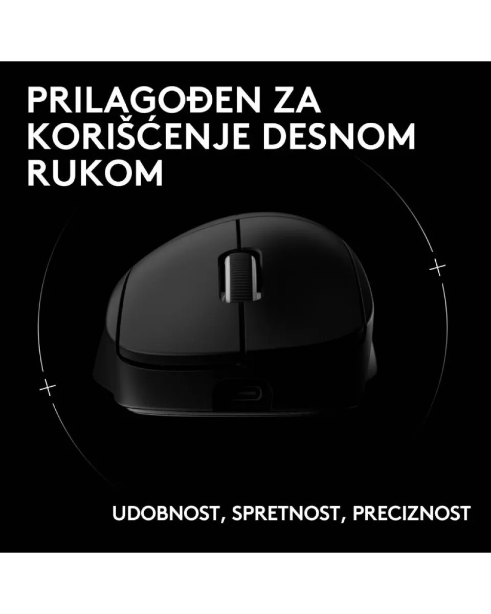 Miš Logitech G PRO X Superlight Wireless v2 DEX - Black 