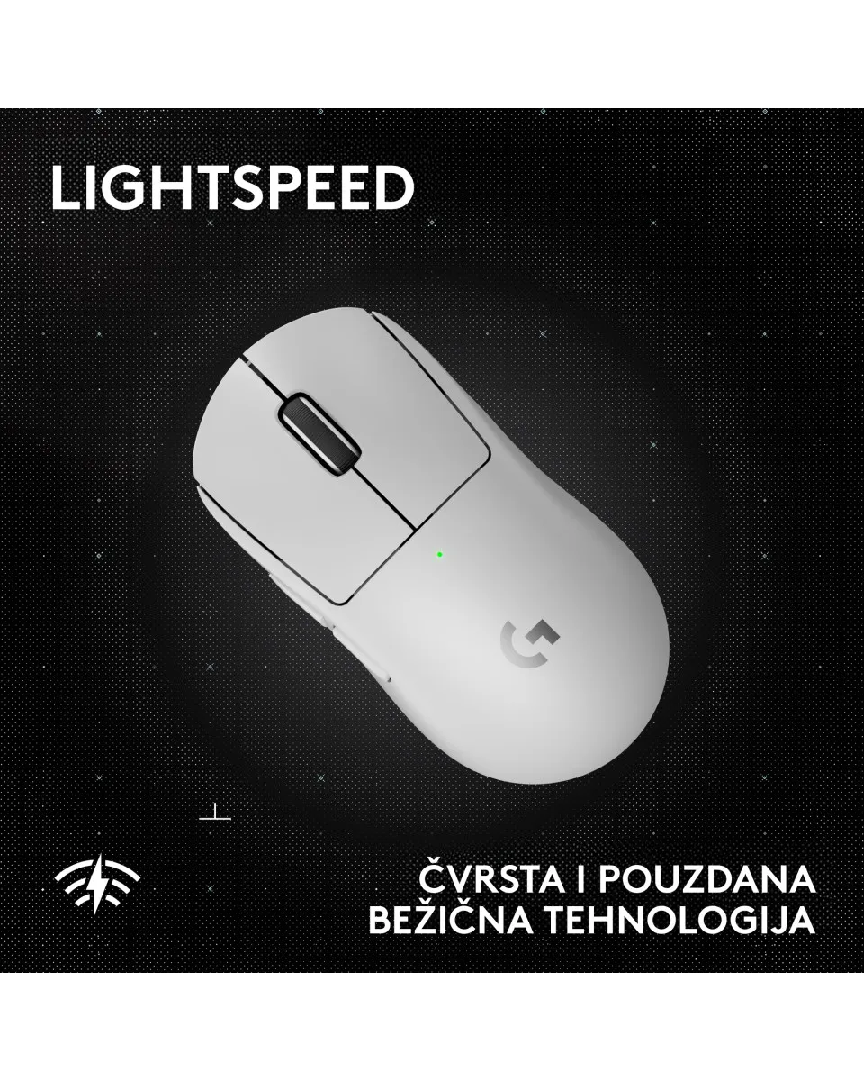 Miš Logitech G PRO X Superlight Wireless v2 SE - White 