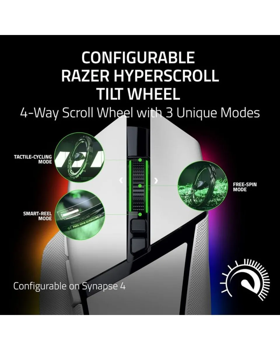 Miš Razer Basilisk V3 Pro 35K Wireless - White 