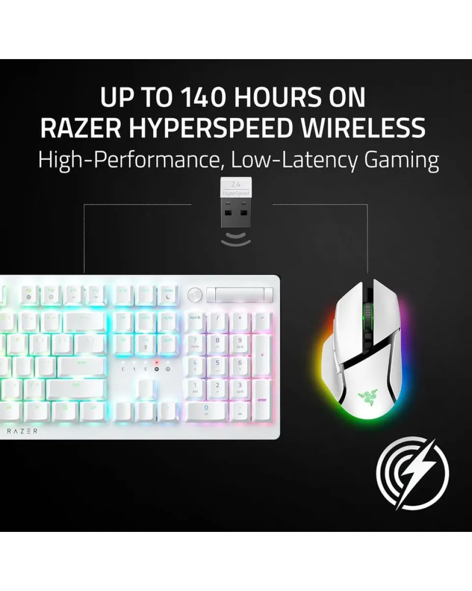 Miš Razer Basilisk V3 Pro 35K Wireless - White 