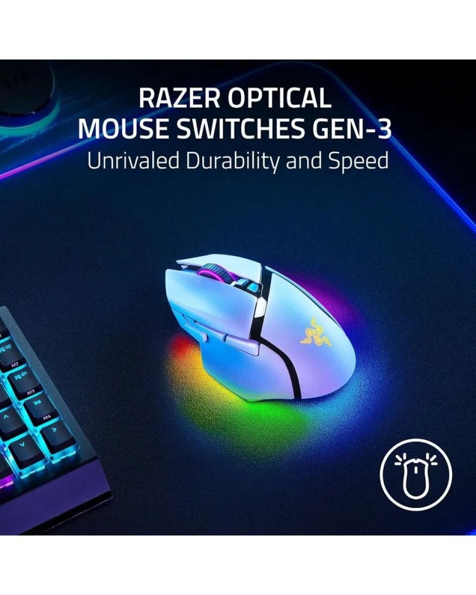 Miš Razer Basilisk V3 Pro 35K Wireless - White 