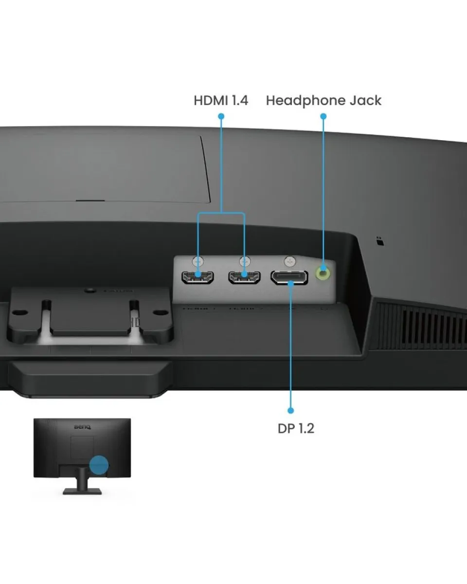 Monitor BenQ 23.8' LED GW2490E Black 