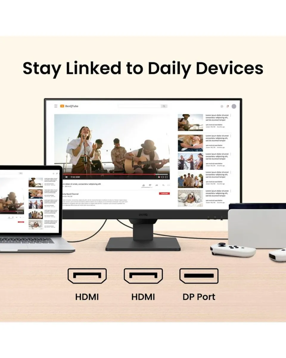 Monitor BenQ 27' LED GW2790E Black 