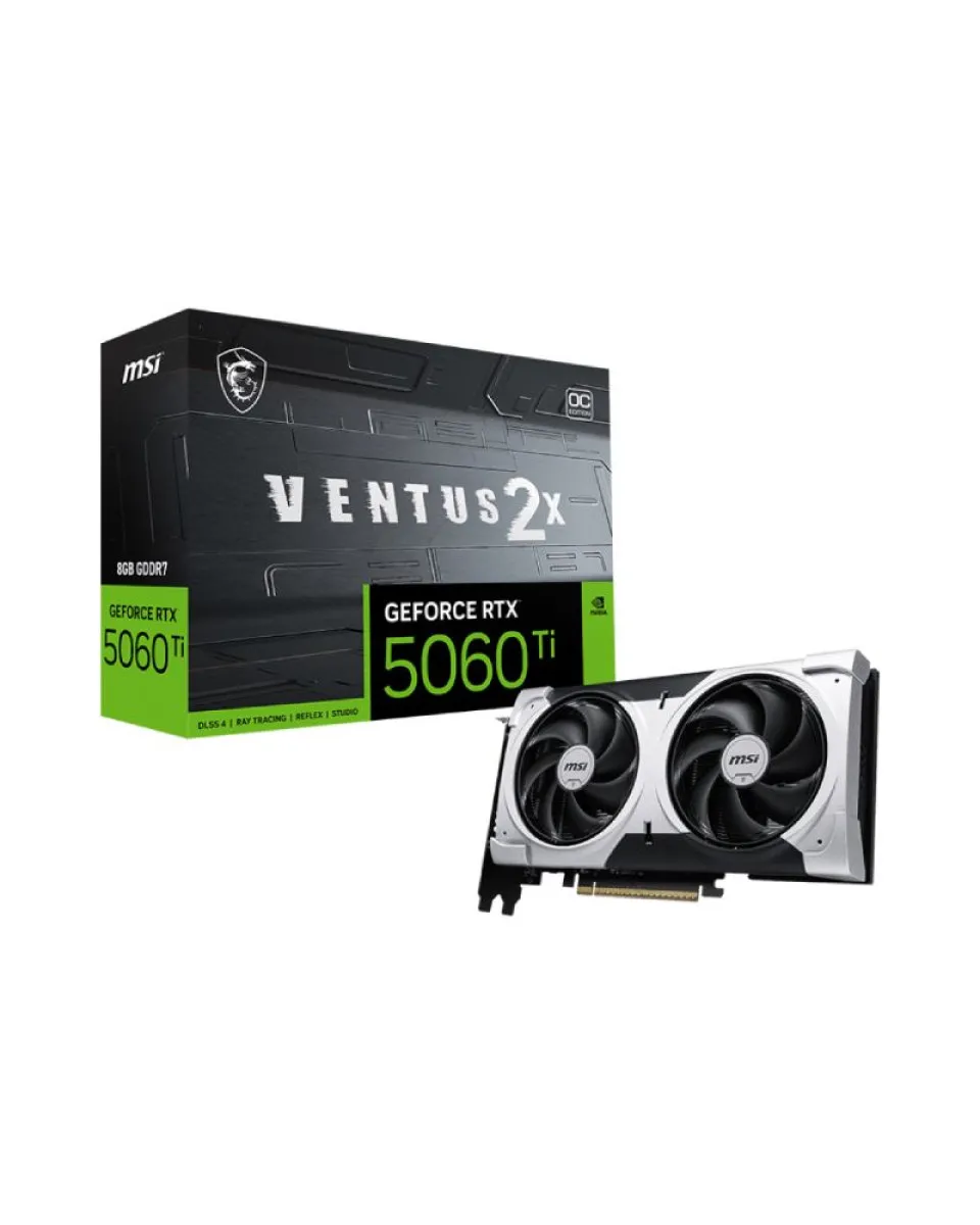 MSI Grafička karta GeForce RTX 5060 TI VENTUS 8G 128bit RTX 5060 Ti 8G VENTUS 2X OC PLUS 